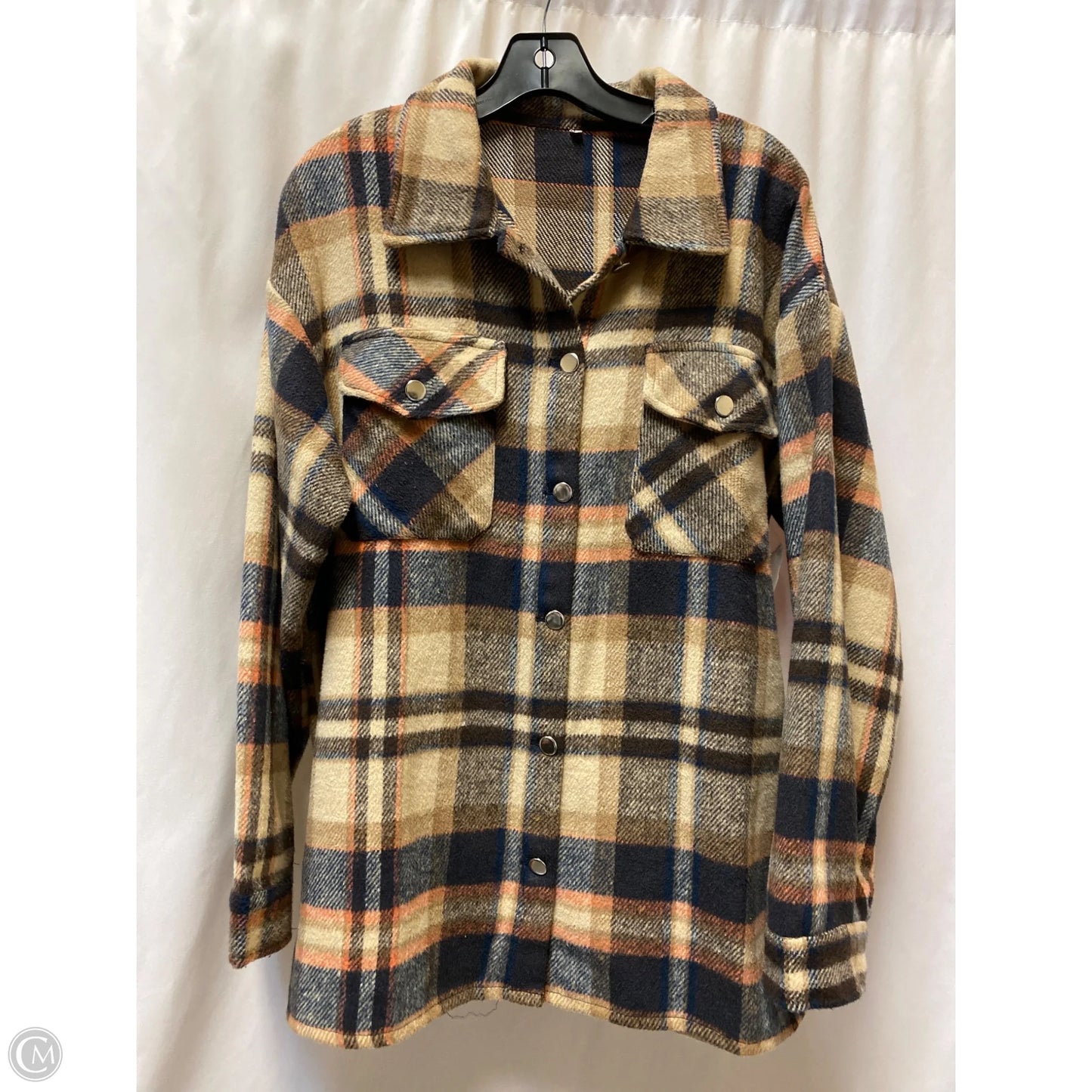 Jacket Other By Clothes Mentor In Tan, Size: L