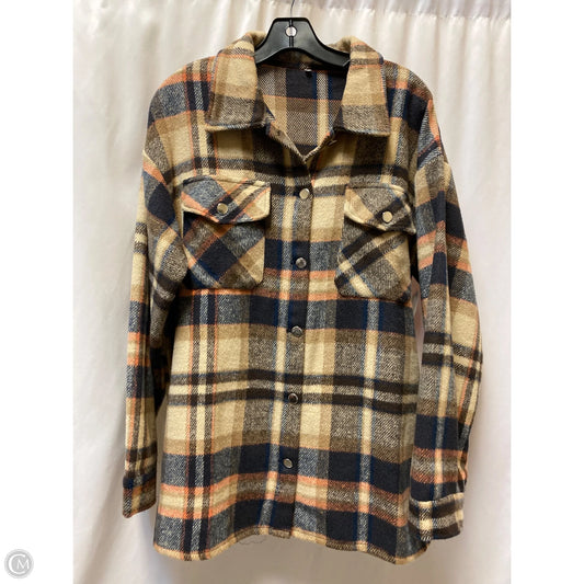 Jacket Other By Clothes Mentor In Tan, Size: L
