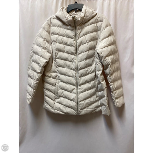 Coat Puffer & Quilted By 32 Degrees In Cream, Size: Xl