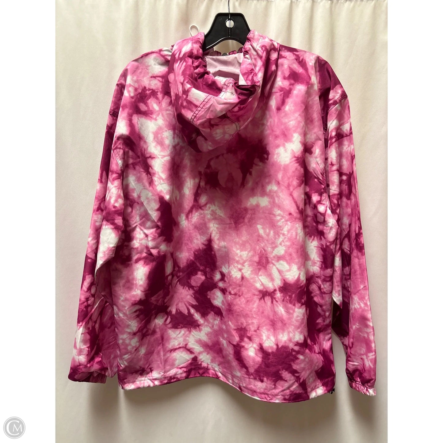 Athletic Jacket By Champion In Pink, Size: M