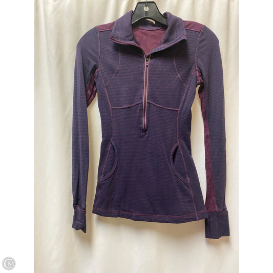 Athletic Sweatshirt Collar By Lululemon In Navy, Size: 2