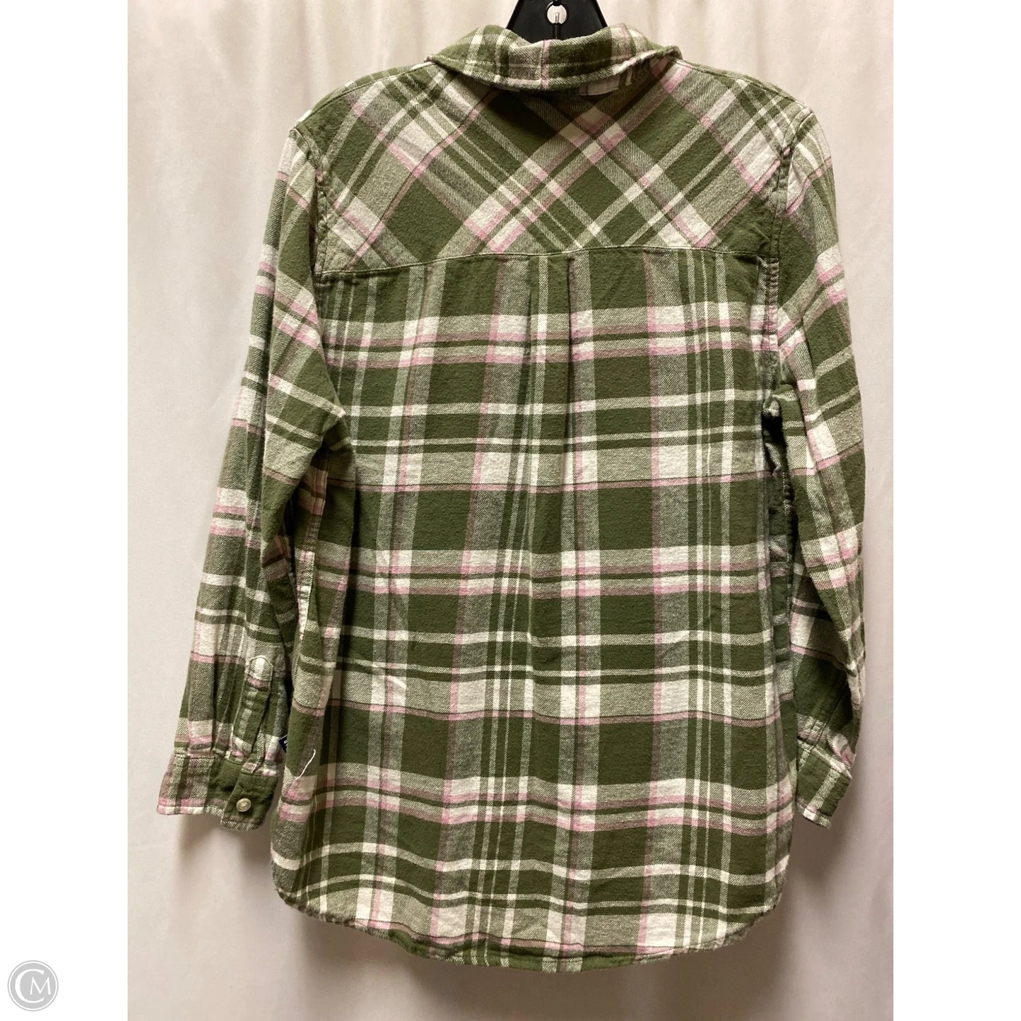 Top Long Sleeve By Gap In Green, Size: M