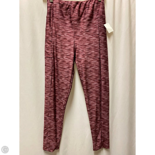 Athletic Leggings By Zone Pro In Pink, Size: M
