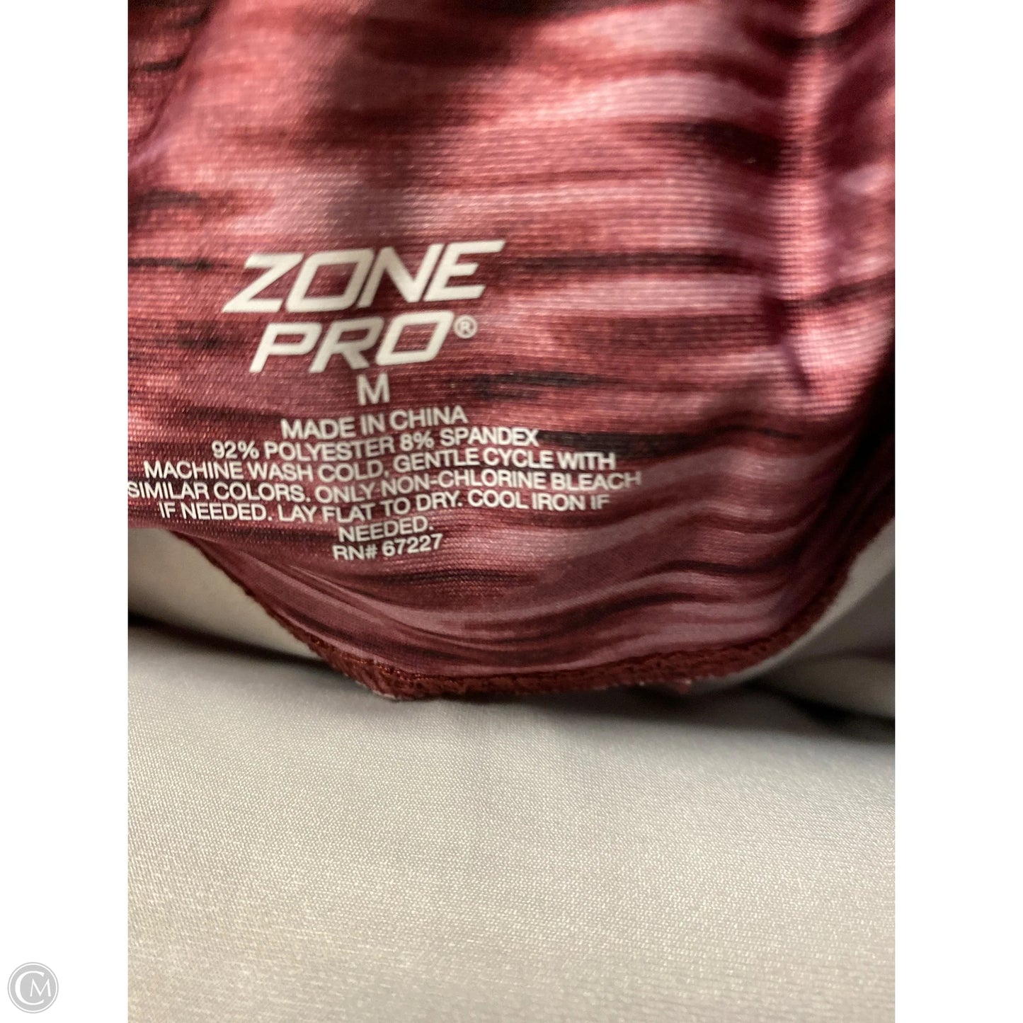 Athletic Leggings By Zone Pro In Pink, Size: M