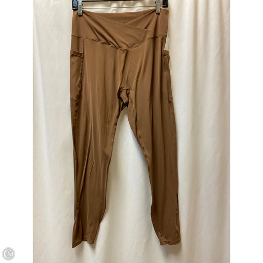 Pants Leggings By Halara In Brown, Size: Xl