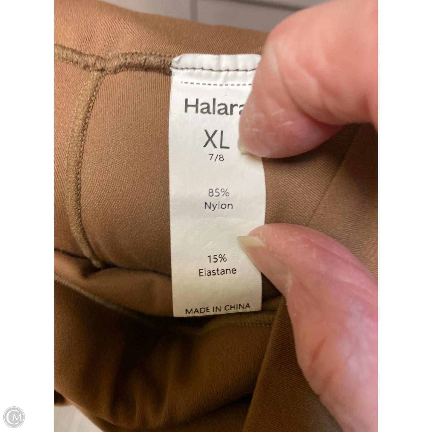 Pants Leggings By Halara In Brown, Size: Xl