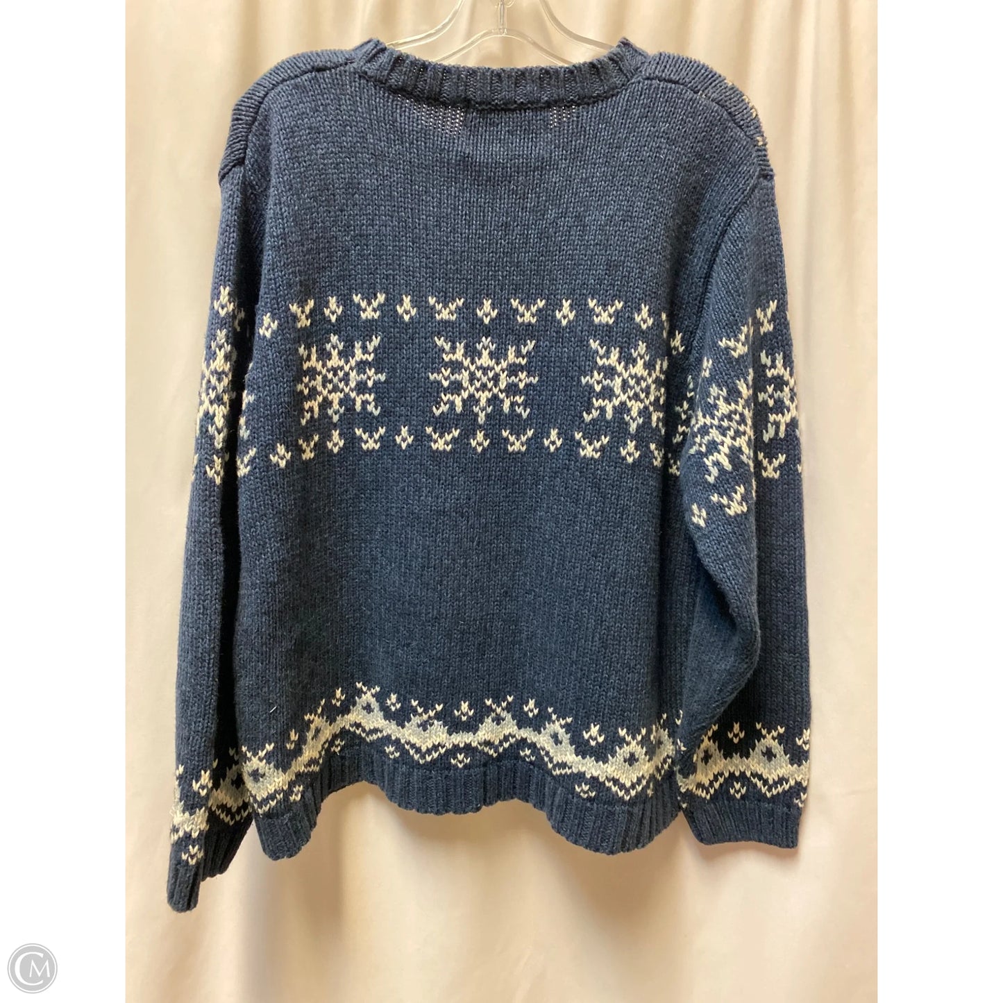 Sweater By Tiara In Blue, Size: L