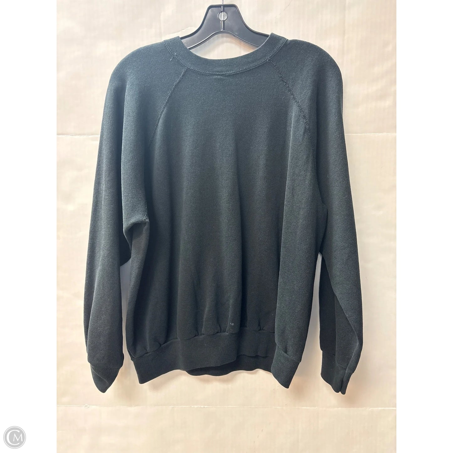Sweatshirt Crewneck By Clothes Mentor In Black, Size: S