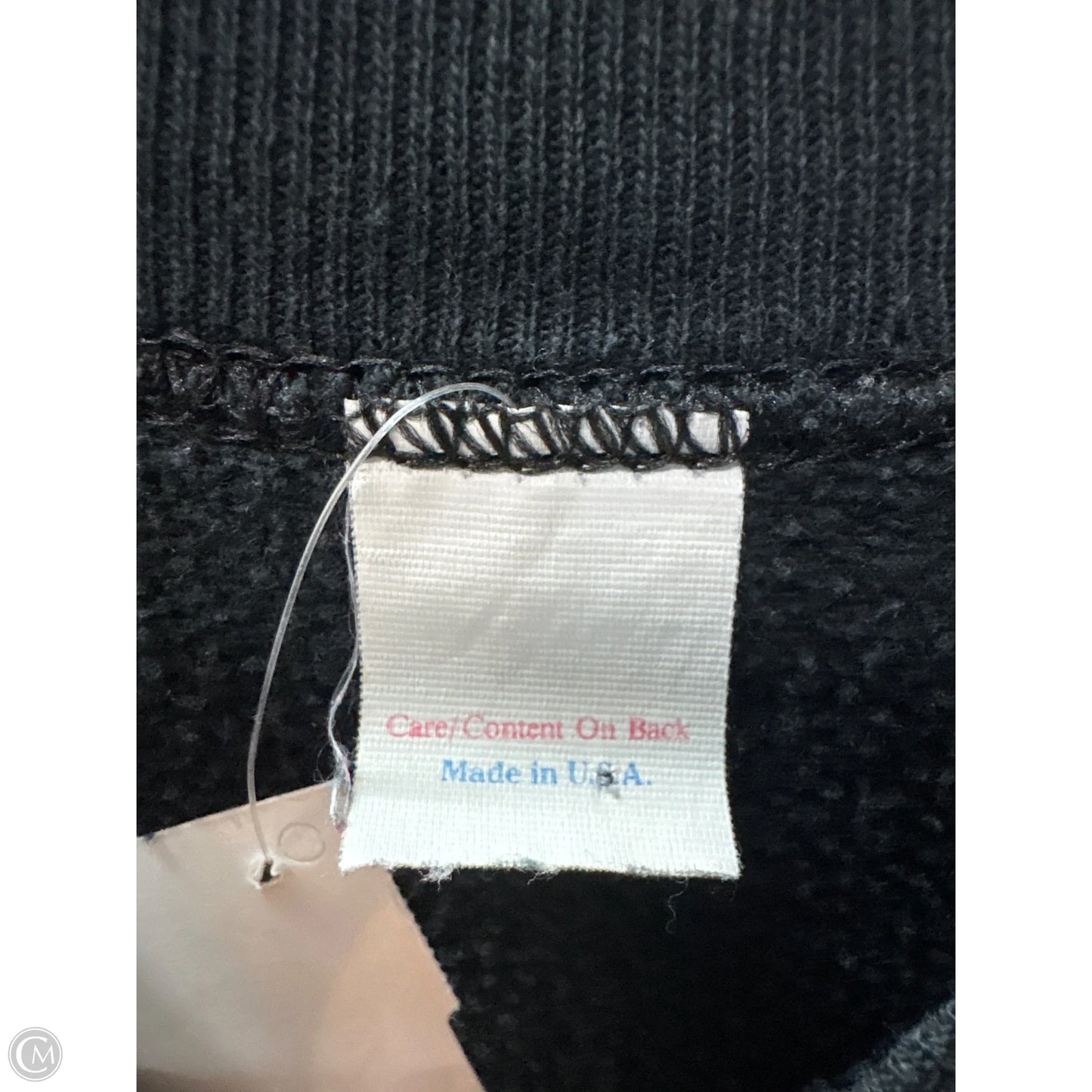 Sweatshirt Crewneck By Clothes Mentor In Black, Size: S