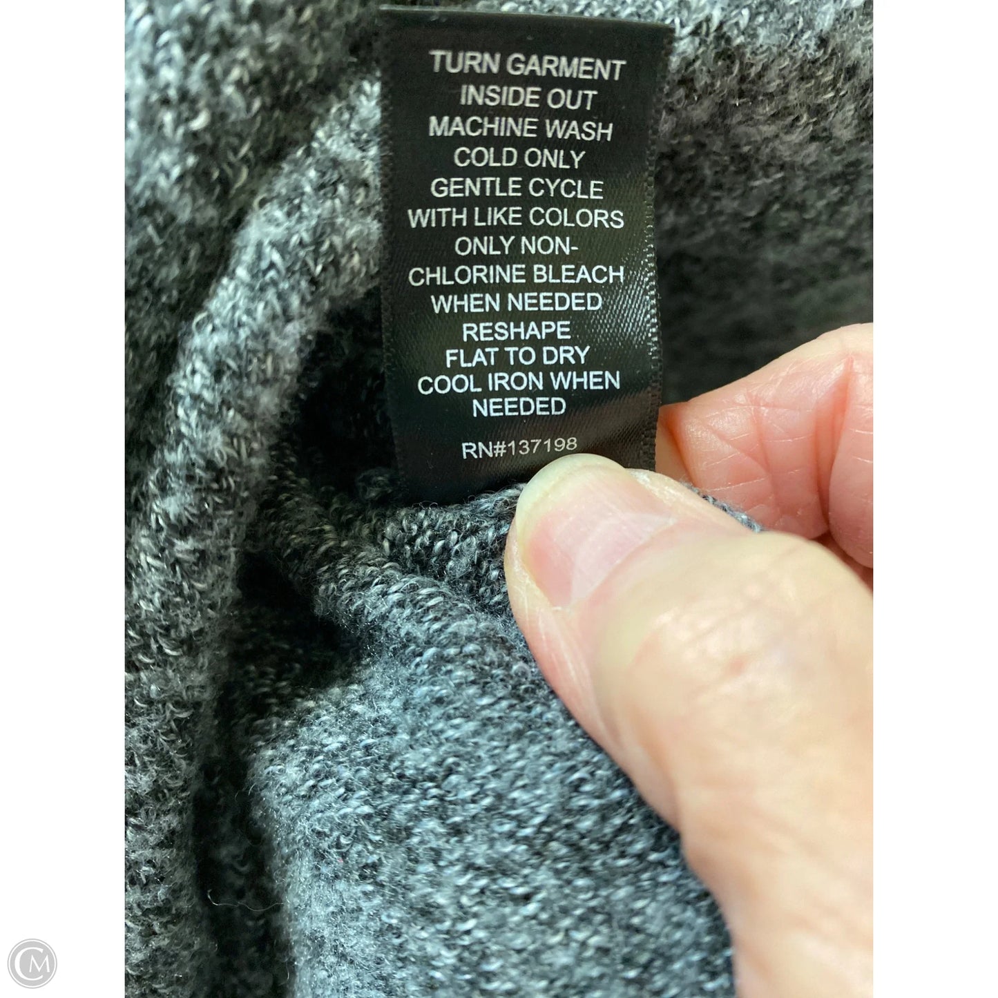 Sweater By Tahari In Grey, Size: Xs