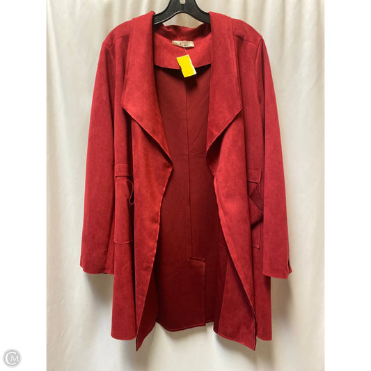 Coat Other By Clothes Mentor In Red, Size: L
