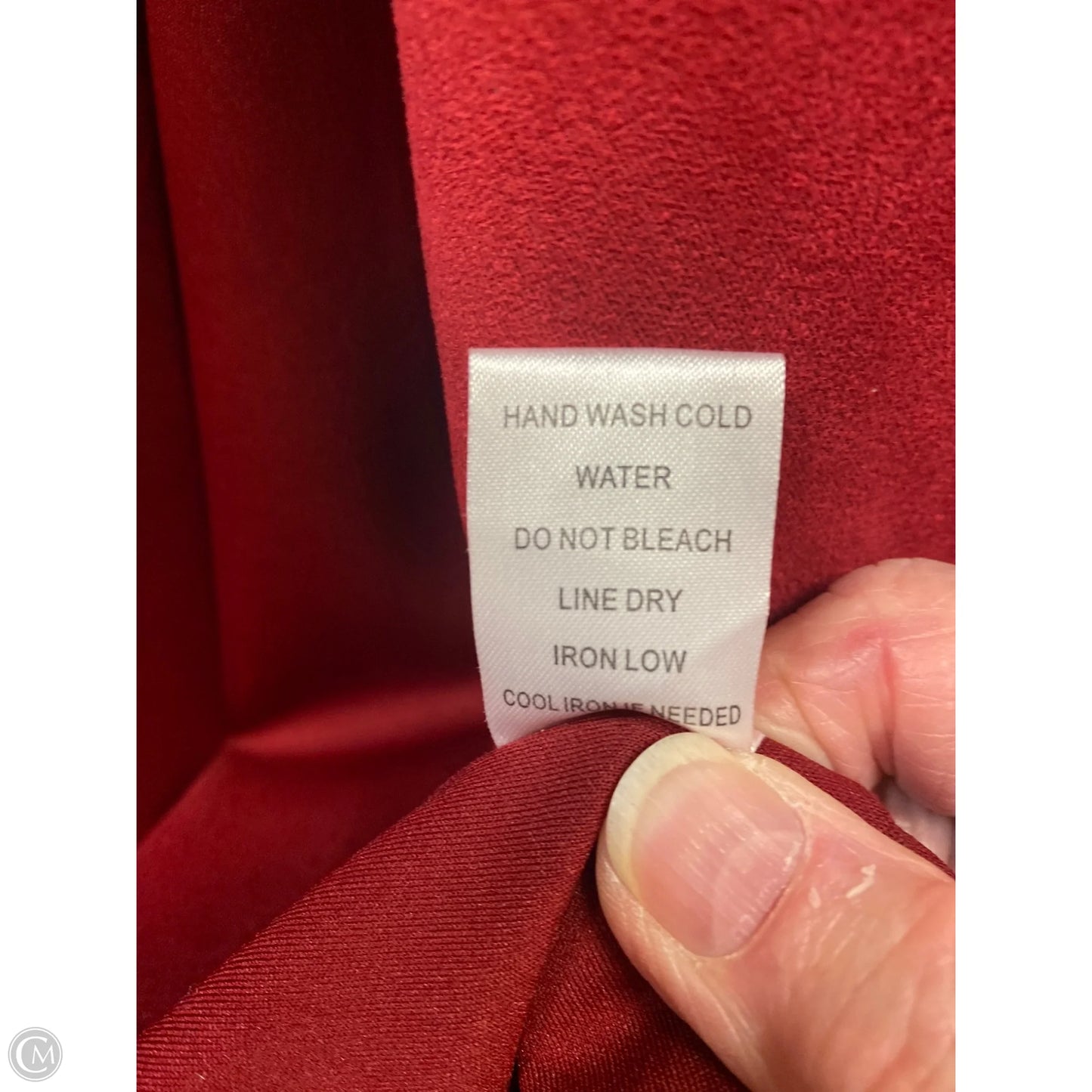 Coat Other By Clothes Mentor In Red, Size: L