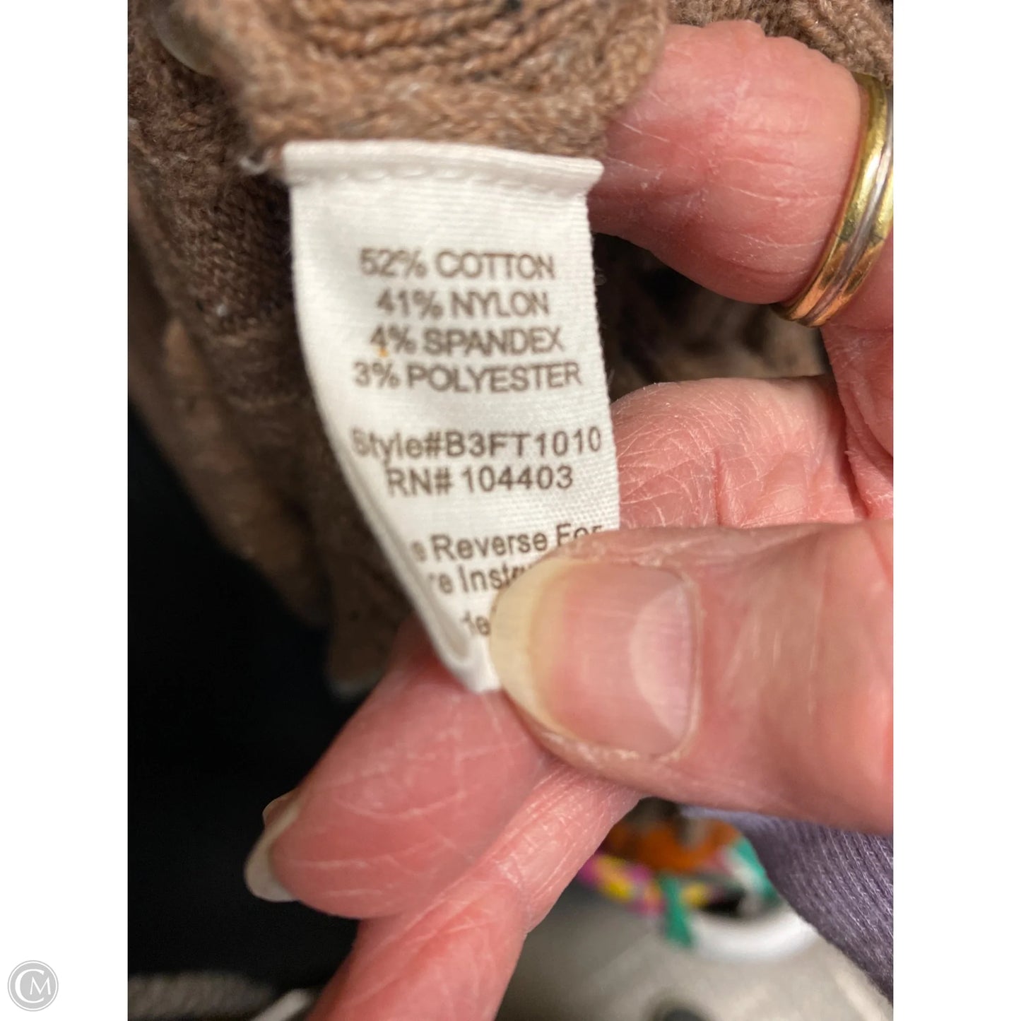 Sweater By Blu Pepper In Brown, Size: L