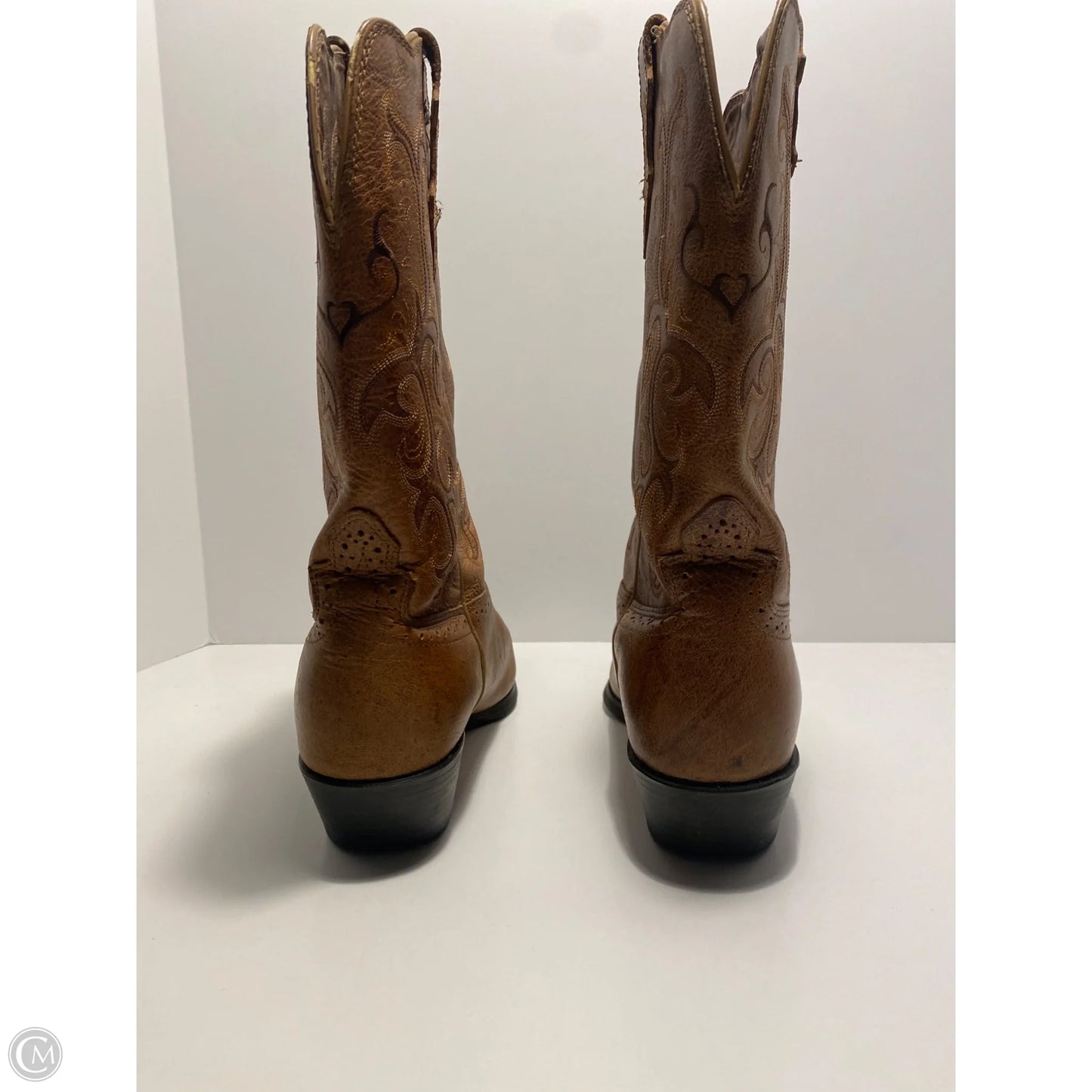 Boots Western By Justin In Brown, Size: 11
