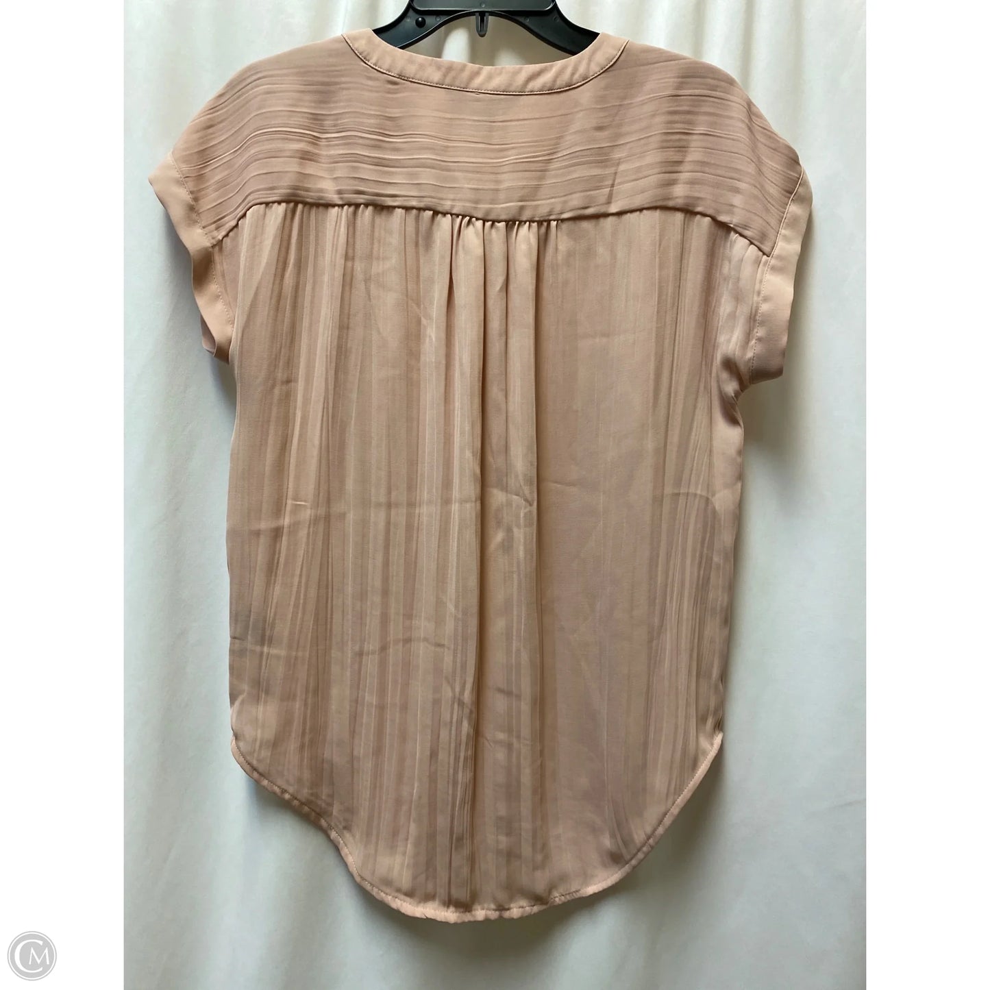 Top Short Sleeve By Simply Vera In Pink, Size: M