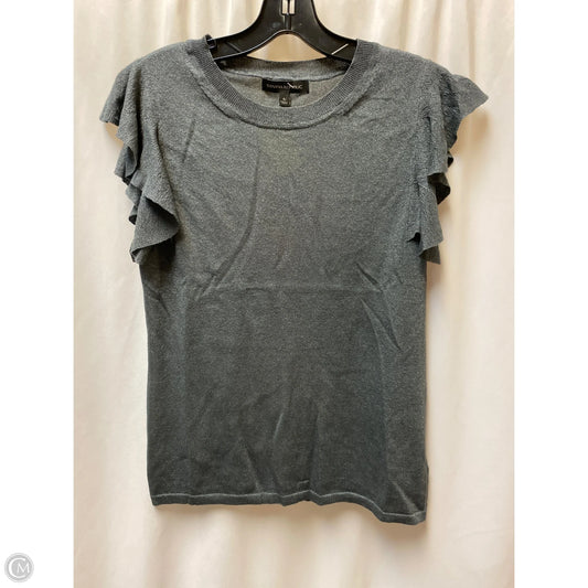 Top Short Sleeve By Banana Republic In Grey, Size: S