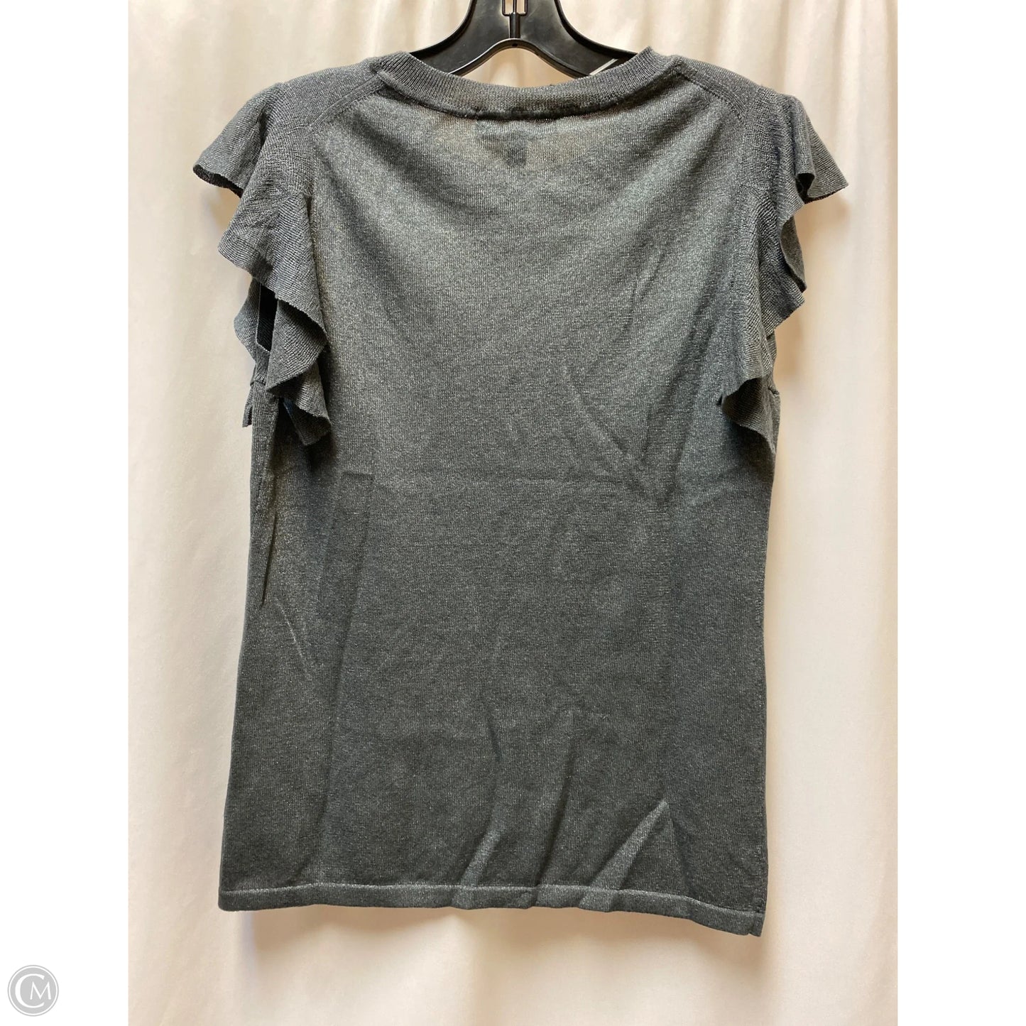 Top Short Sleeve By Banana Republic In Grey, Size: S