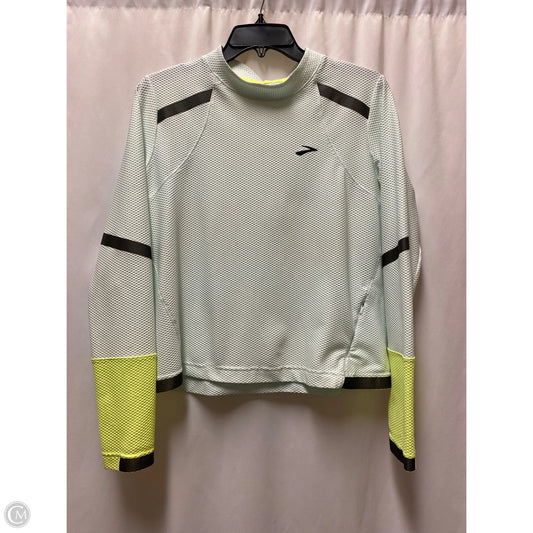 Athletic Top Long Sleeve Crewneck By Brooks In Green, Size: L