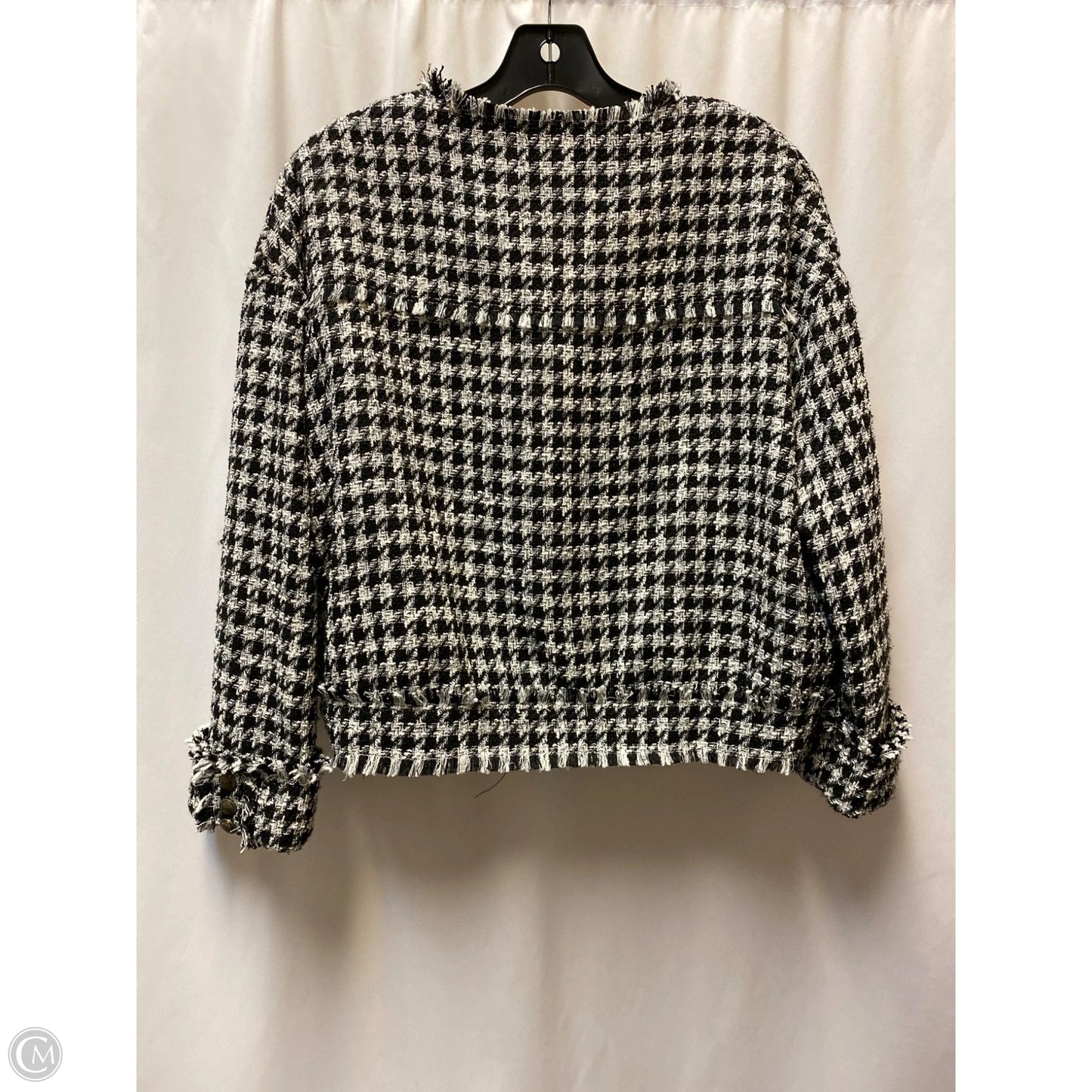 Blazer By Cato In Black & White, Size: M