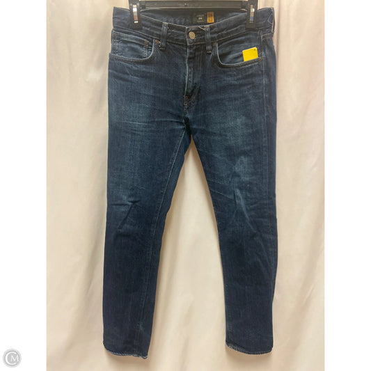 Jeans Straight By J. Crew In Blue Denim, Size: 6