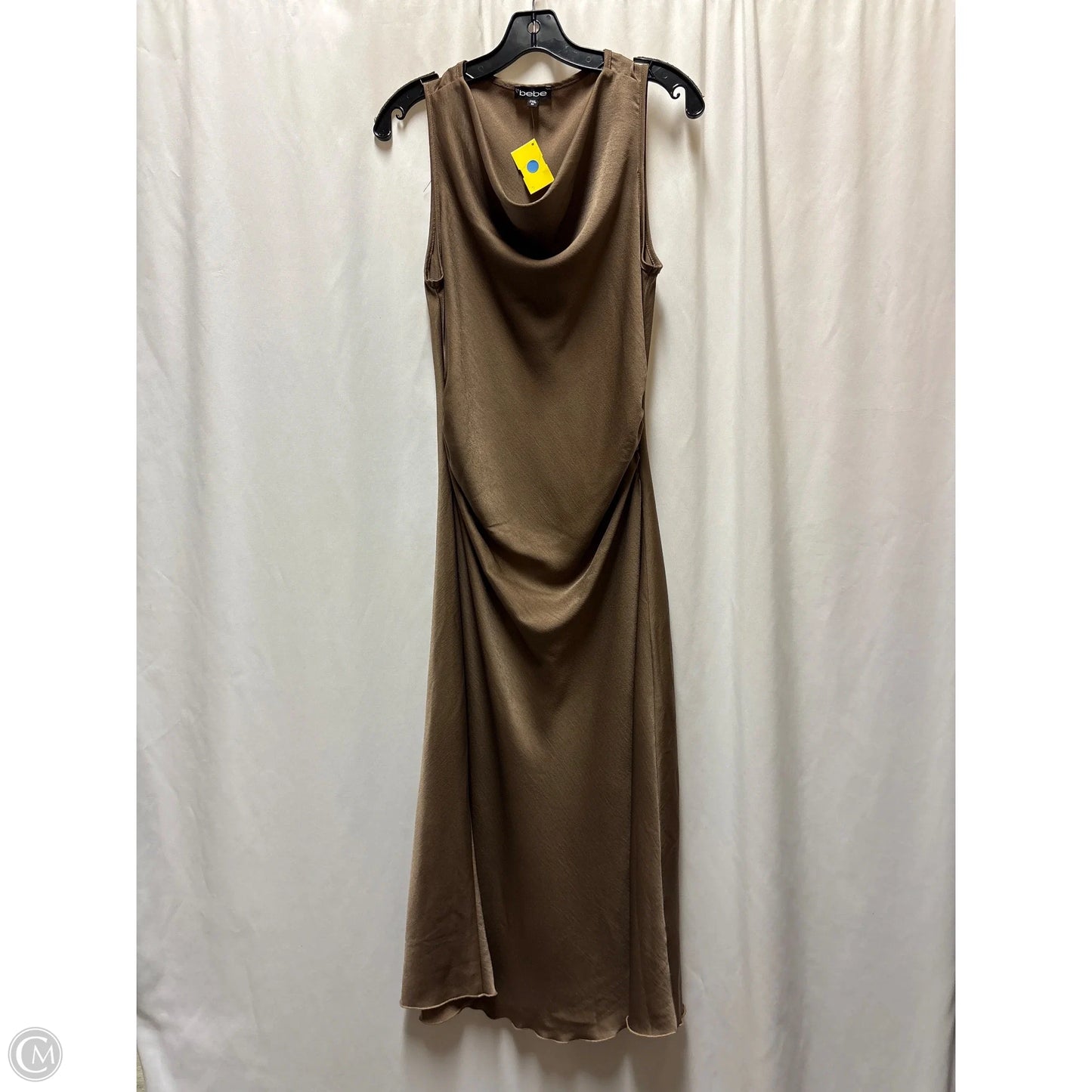 Dress Casual Maxi By Bebe In Brown, Size: M