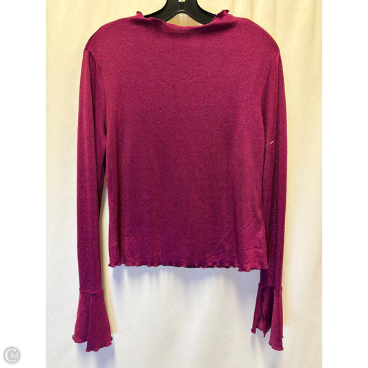 Top Long Sleeve By Jessica Simpson In Pink, Size: M