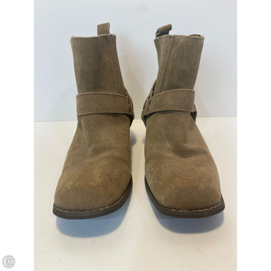 Boots Ankle Flats By Very Volatile In Brown, Size: 7