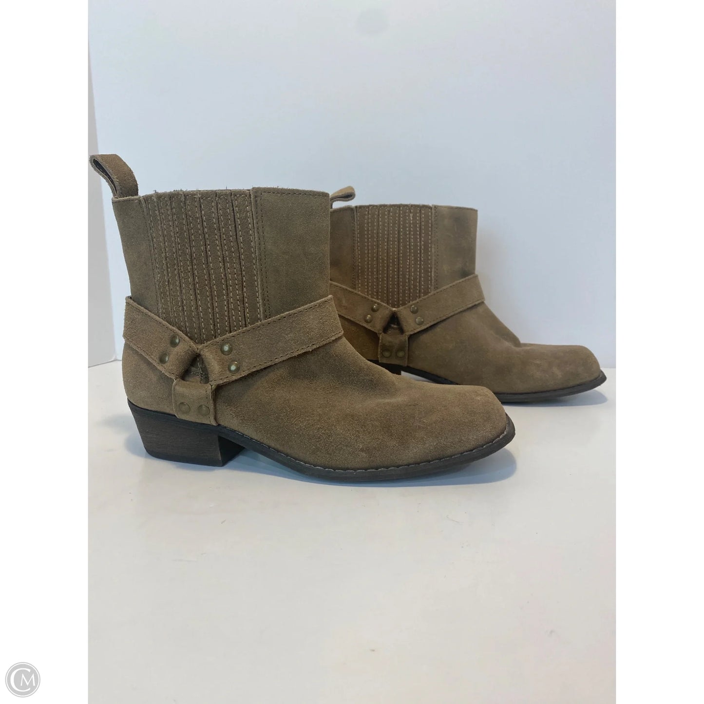 Boots Ankle Flats By Very Volatile In Brown, Size: 7