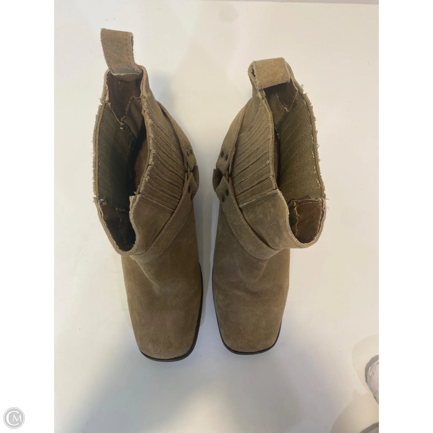 Boots Ankle Flats By Very Volatile In Brown, Size: 7