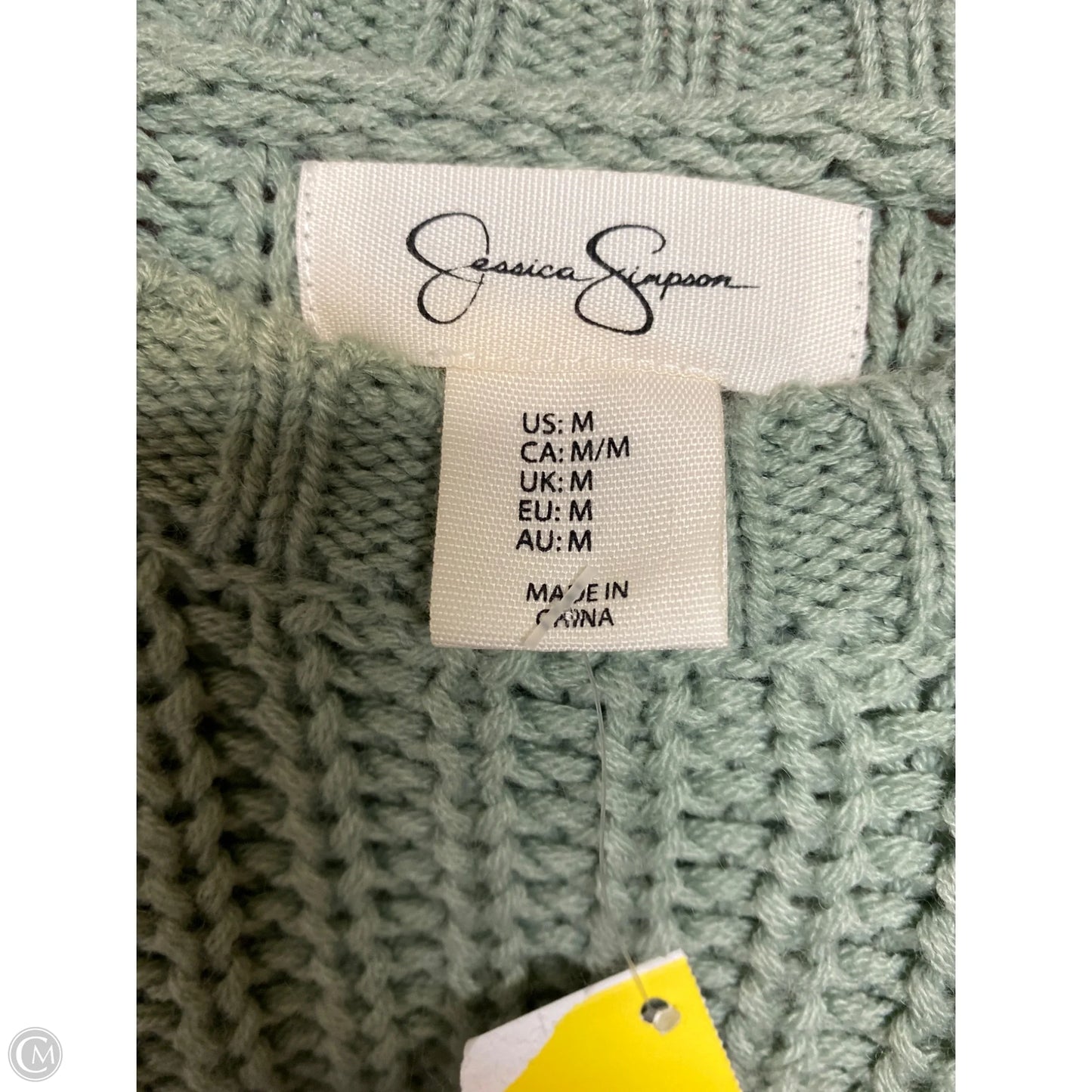 Sweater By Jessica Simpson In Green, Size: M