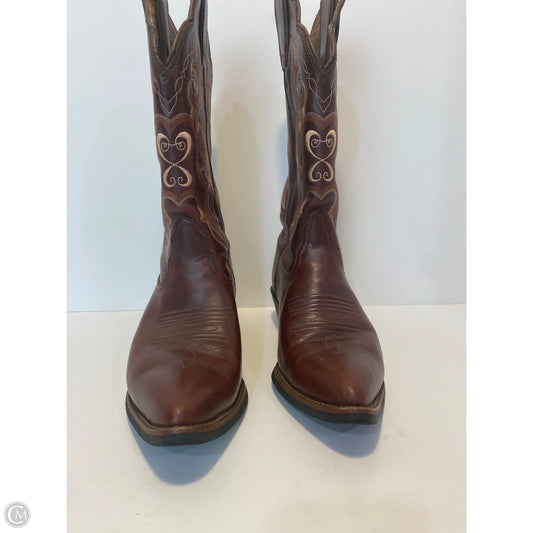 Boots Western By Tony Lama In Maroon, Size: 7