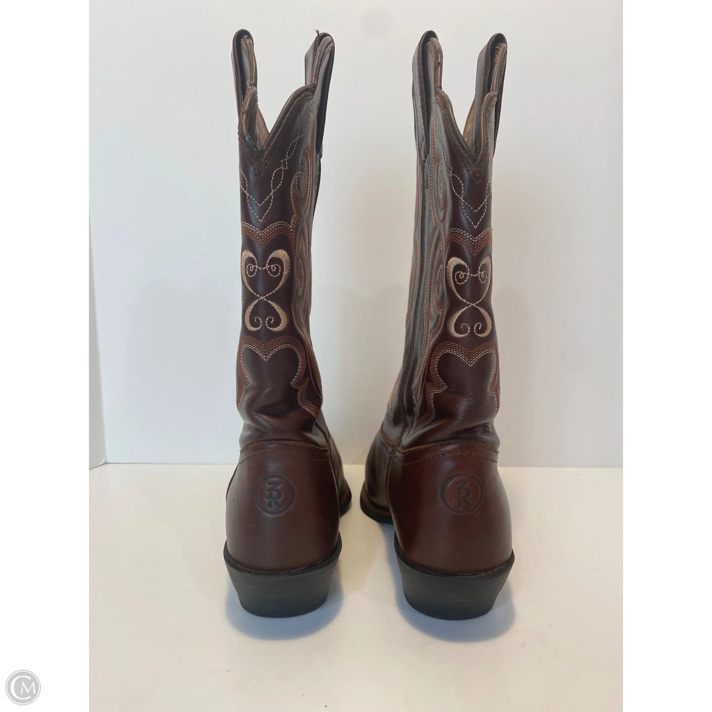 Boots Western By Tony Lama In Maroon, Size: 7