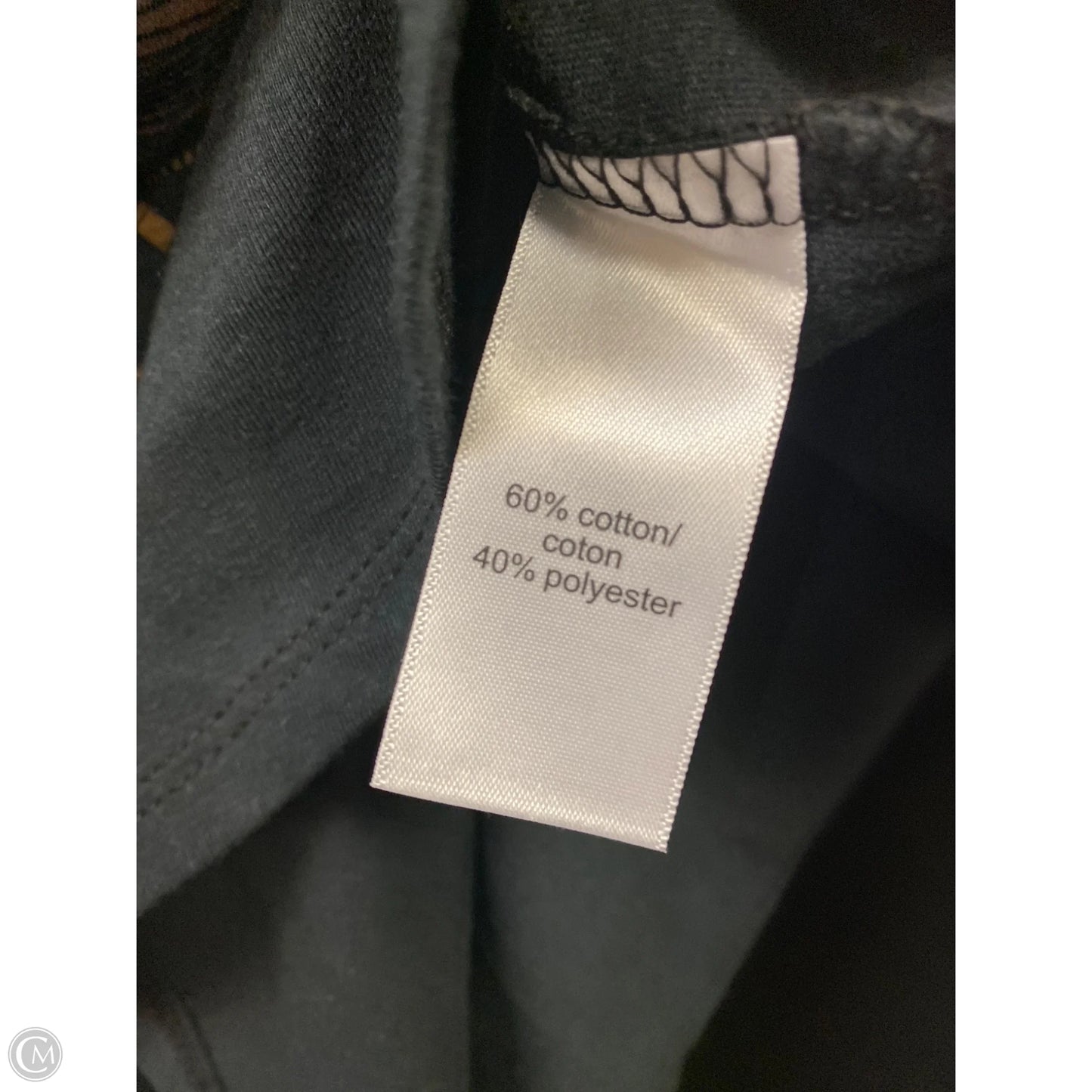 Top Short Sleeve By Maurices In Black, Size: L