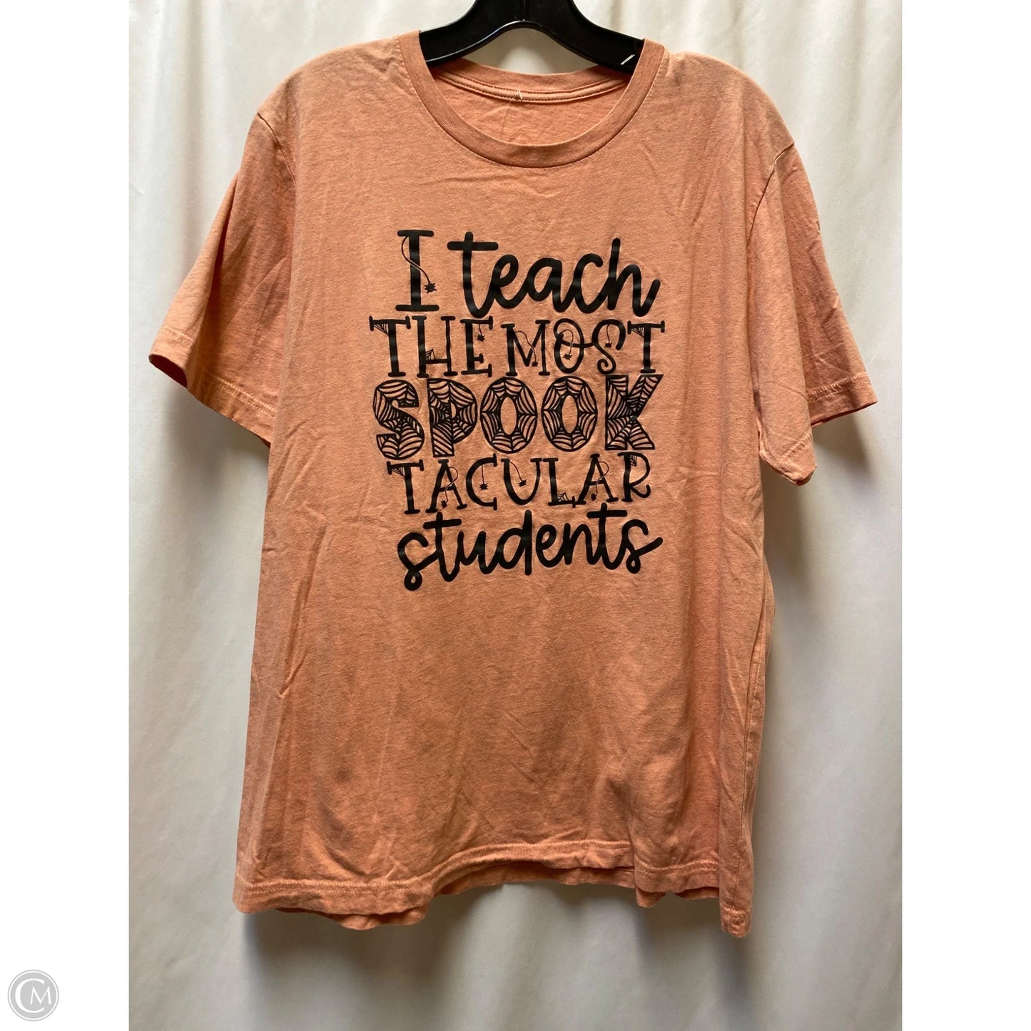 Top Short Sleeve By Clothes Mentor In Orange, Size: M