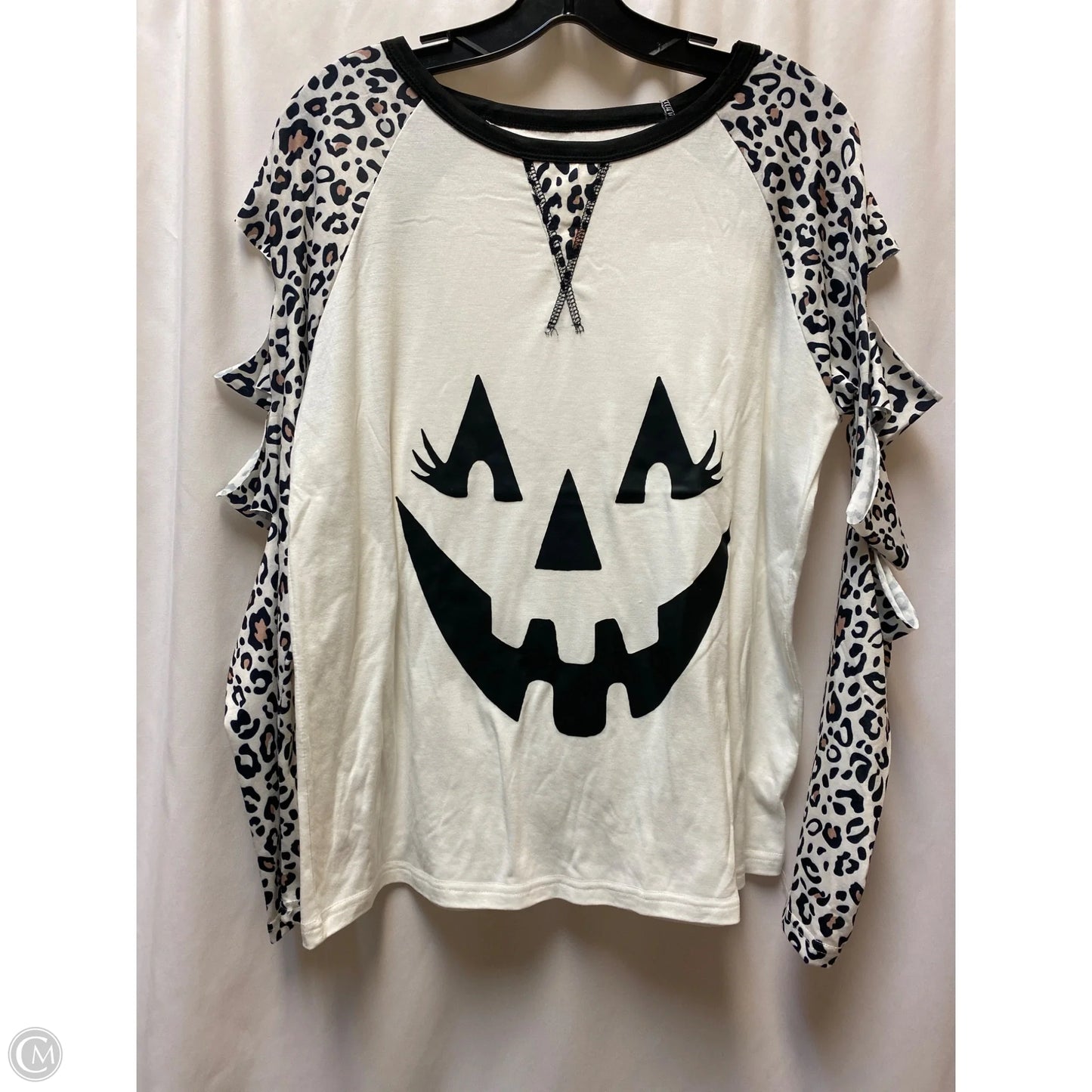 Top Long Sleeve By Clothes Mentor In Animal Print, Size: L