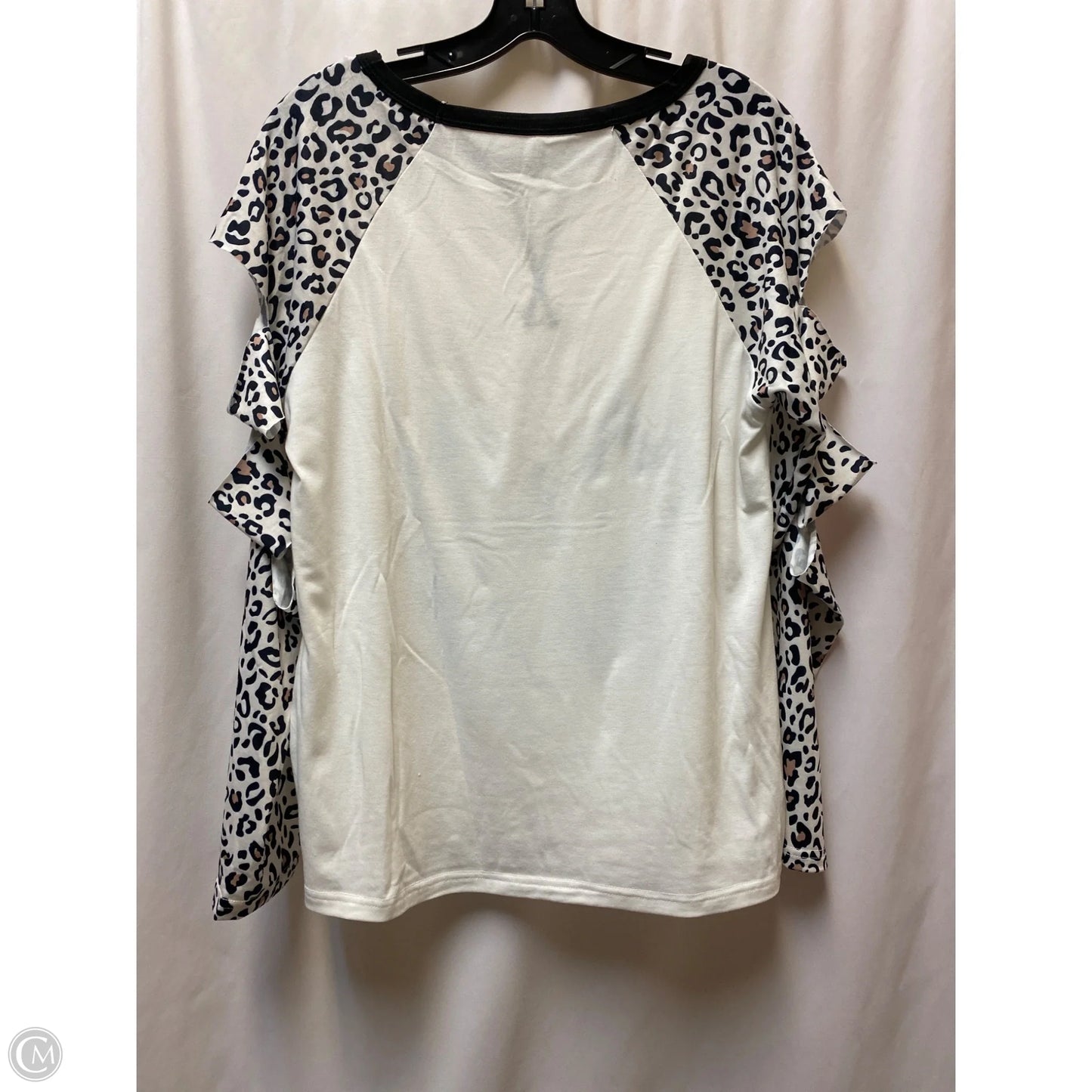 Top Long Sleeve By Clothes Mentor In Animal Print, Size: L