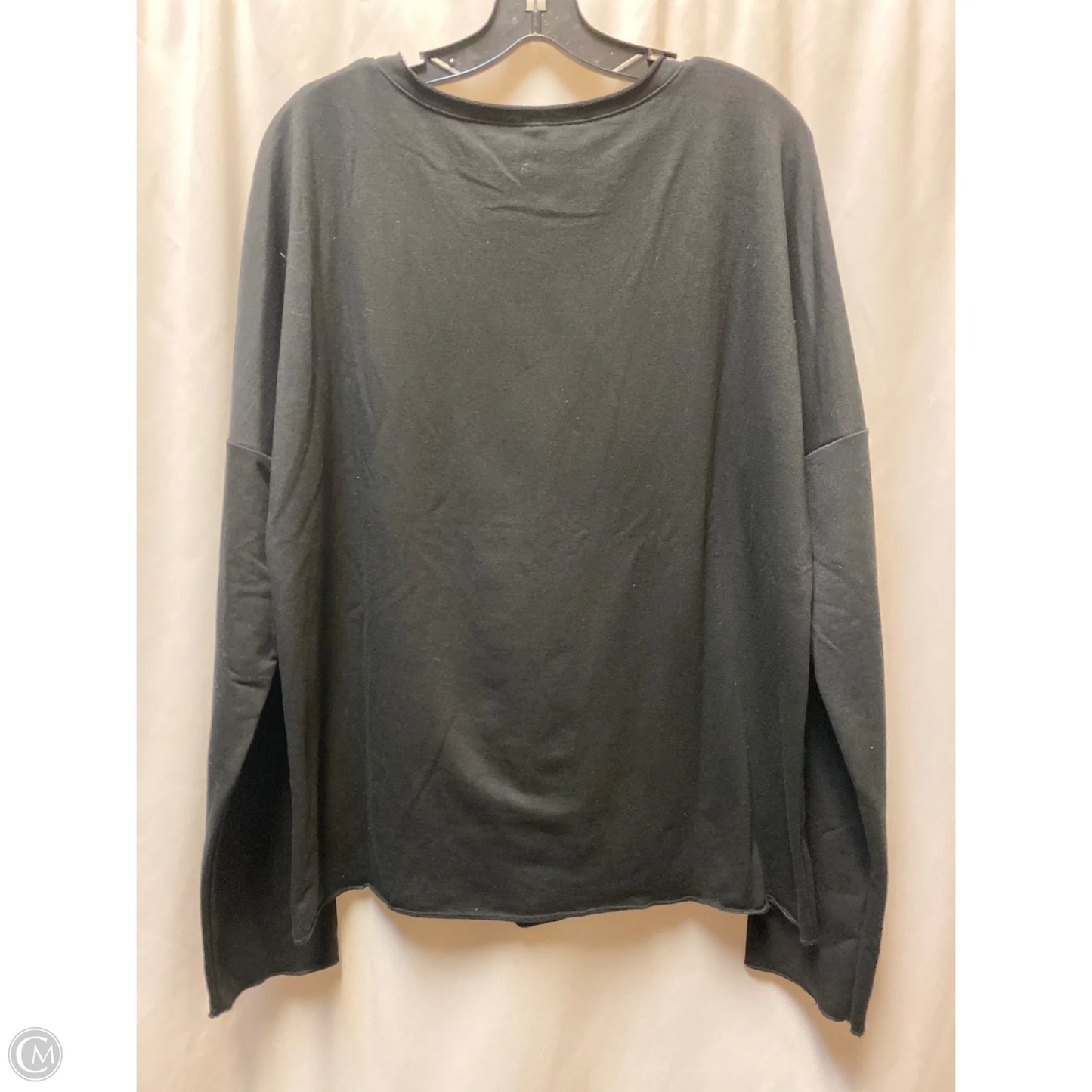 Top Long Sleeve By Clothes Mentor In Black, Size: L