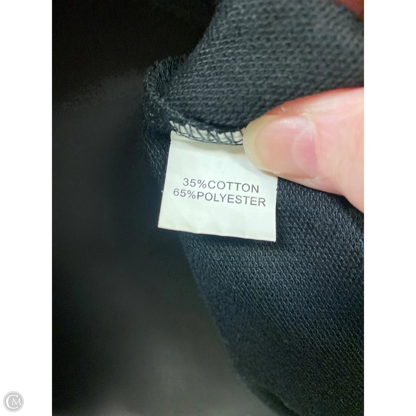 Top Long Sleeve By Clothes Mentor In Black, Size: L