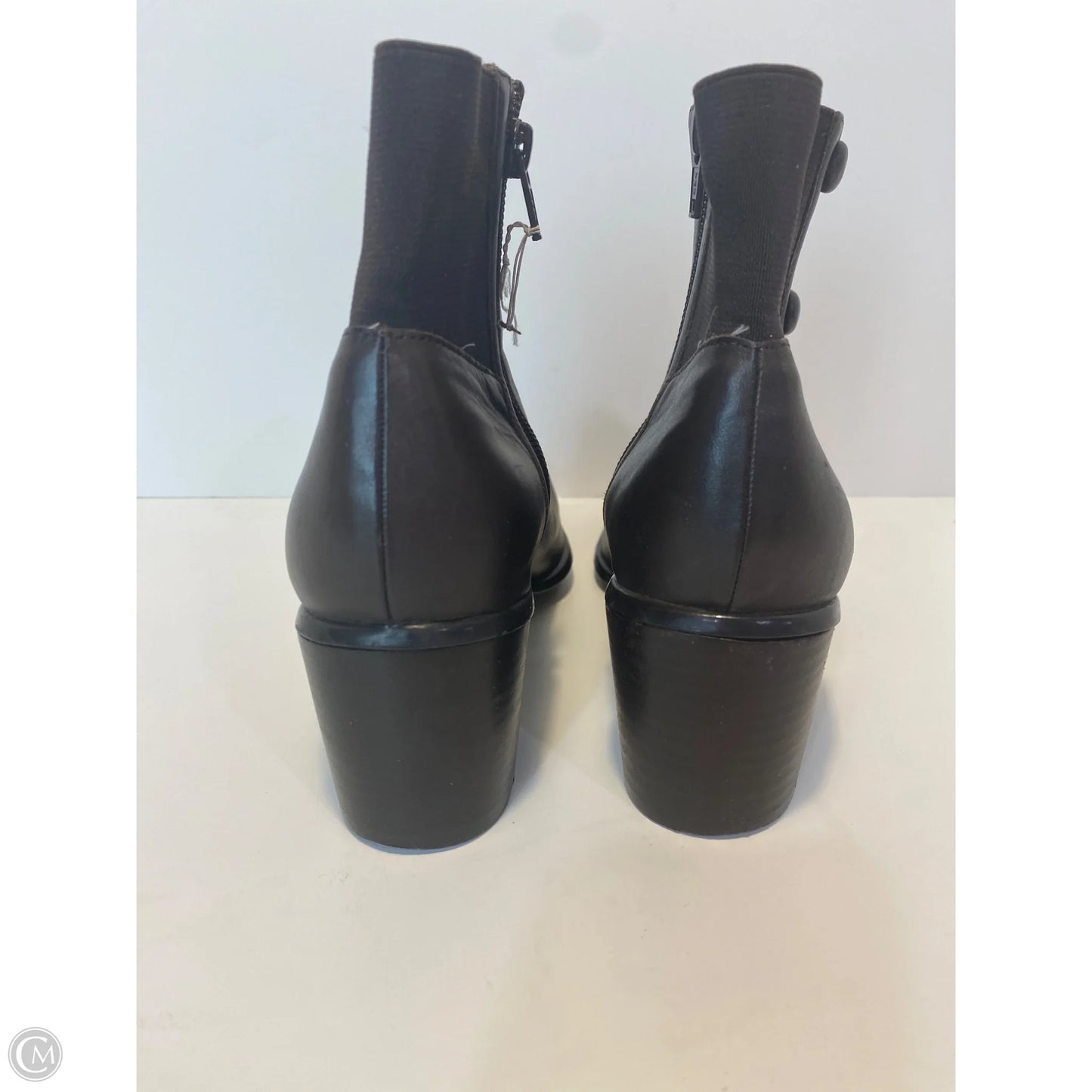 Boots Ankle Heels By Nicole In Brown, Size: 7.5