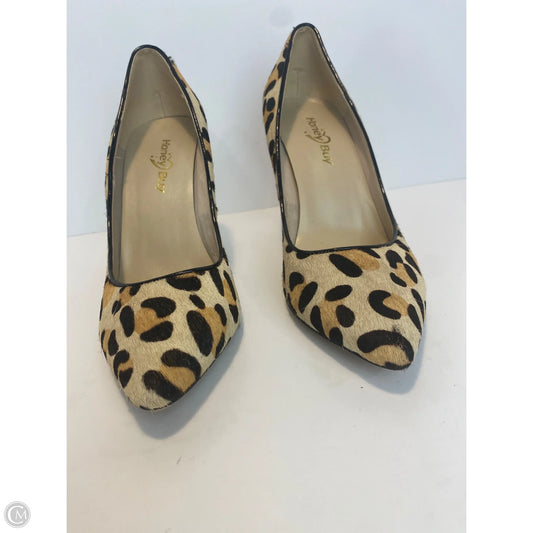 Shoes Heels Stiletto By Clothes Mentor In Animal Print, Size: 9.5