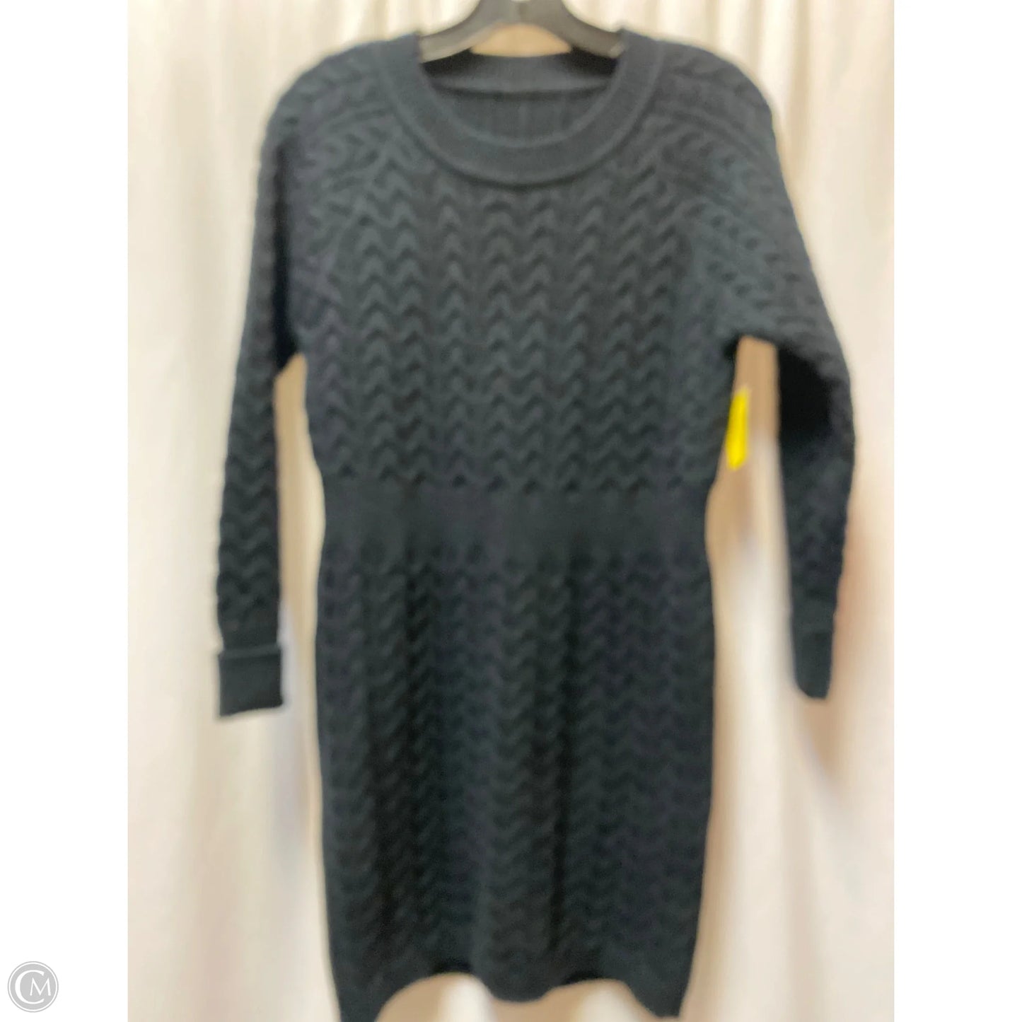 Dress Sweater By Clothes Mentor In Black, Size: L