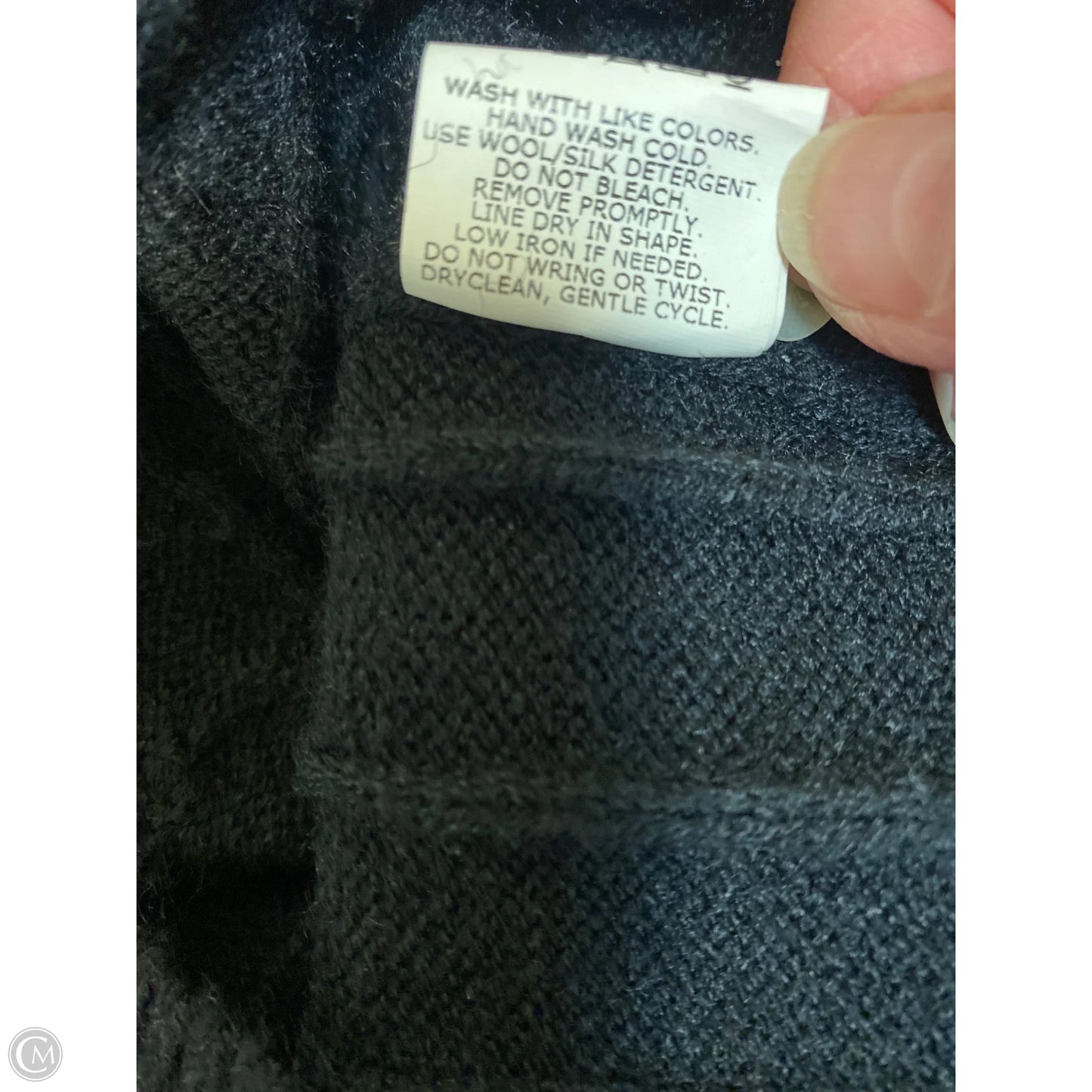 Dress Sweater By Clothes Mentor In Black, Size: L