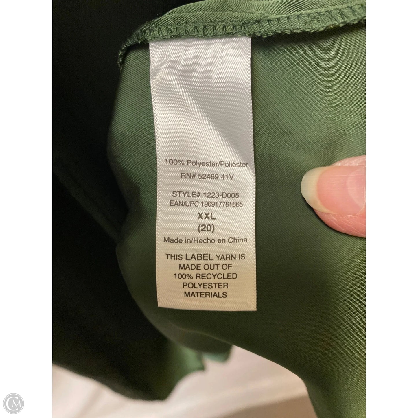 Dress Casual Maxi By Scoop In Green, Size: Xxl
