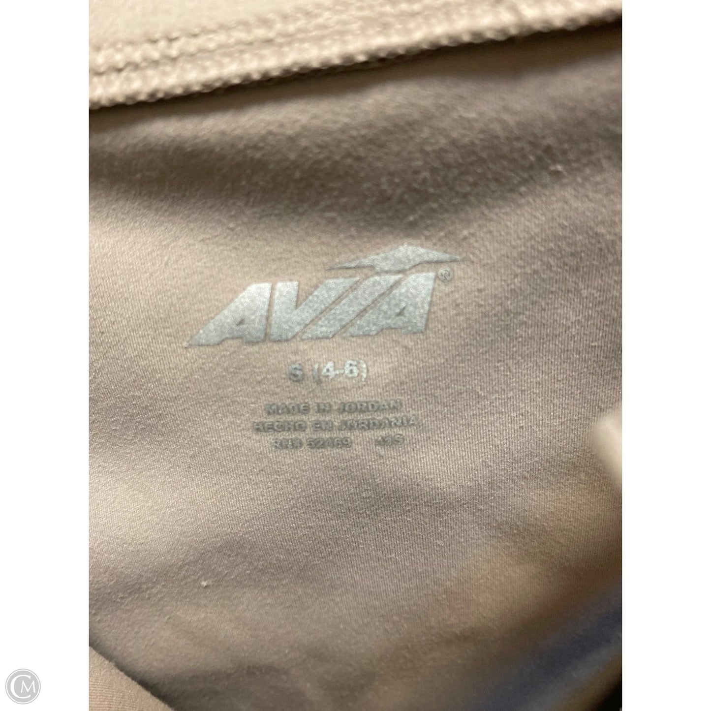 Athletic Top Long Sleeve Crewneck By Avia In Beige, Size: S