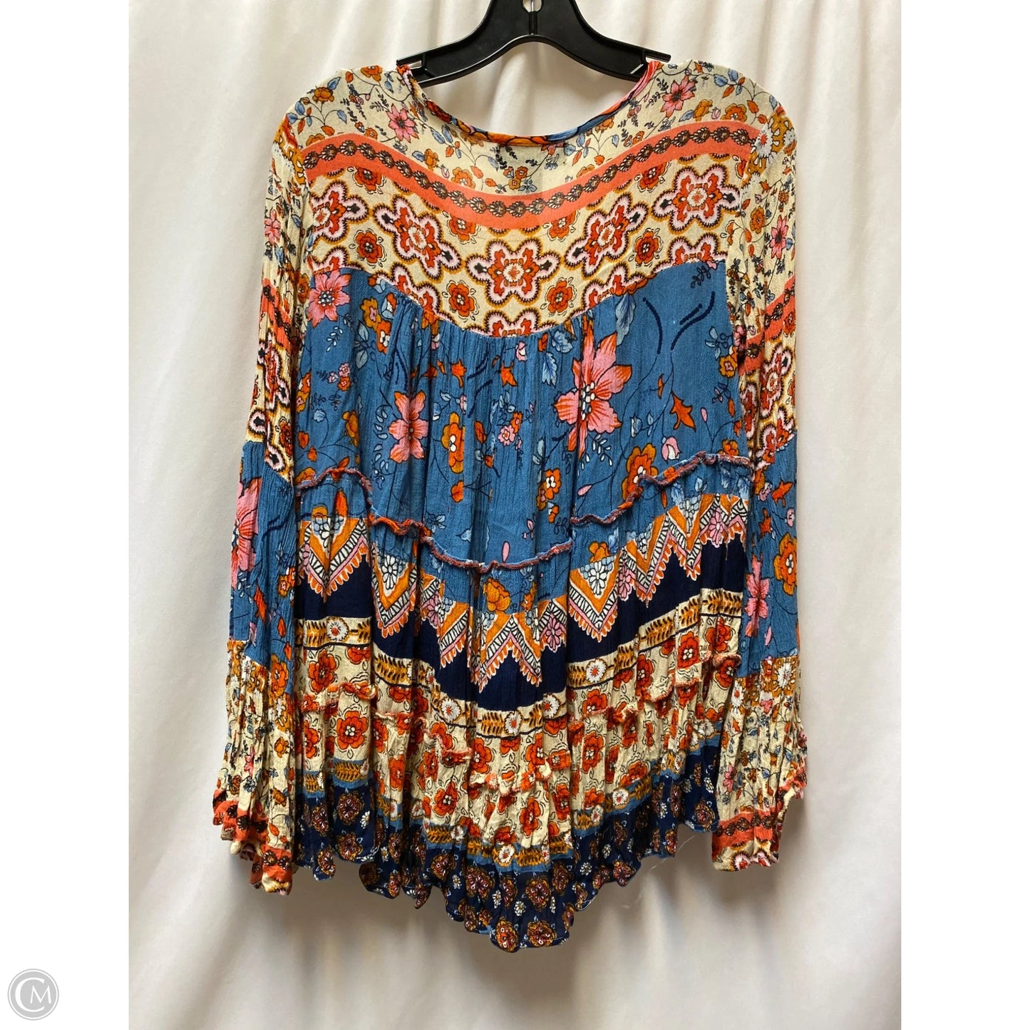 Top Long Sleeve By Clothes Mentor In Blue, Size: S