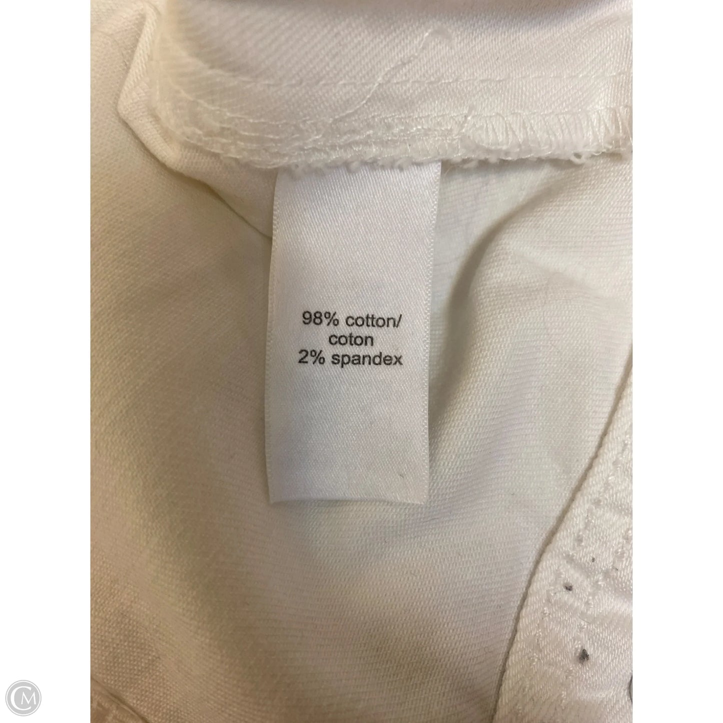 Jacket Denim By Maurices In White Denim, Size: L