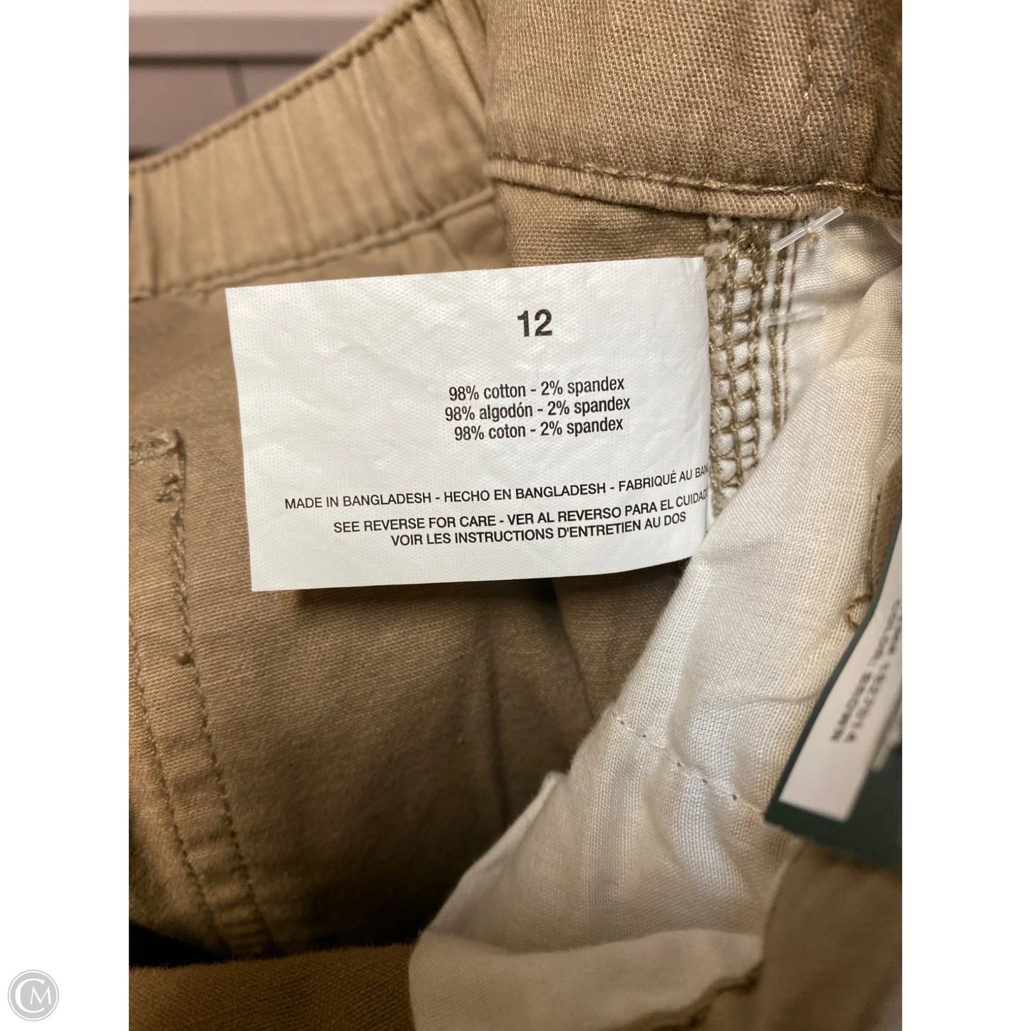 Pants Chinos & Khakis By Bass In Brown, Size: 12