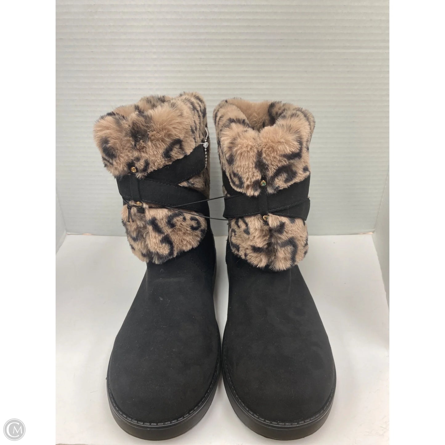 Boots Ankle Flats By G By Guess In Animal Print, Size: 8