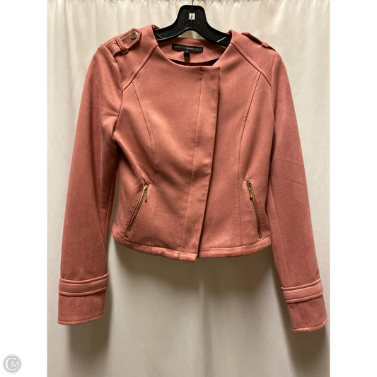 Jacket Moto By White House Black Market In Pink, Size: Xs