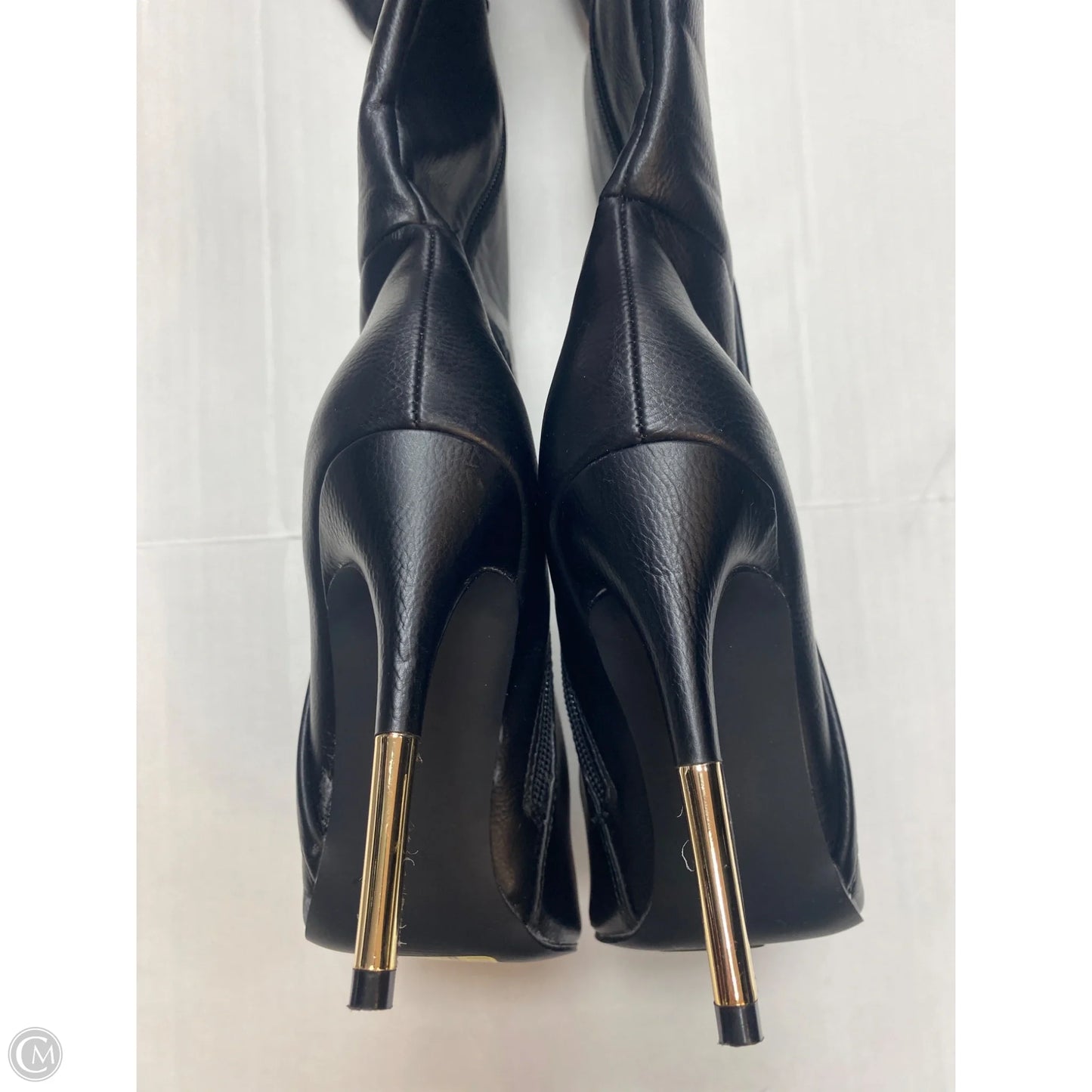 Boots Over-the-knee Heels By Shoedazzle In Black, Size: 8